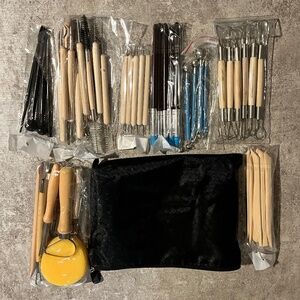 57PCS Pottery Sculpting & Clay Carving Tool Set